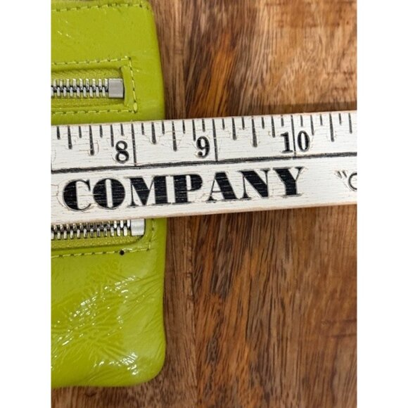 Hobo International Convertible Crossbody Wristlet Lime Green Zippers Cristel NWT - Picture 14 of 15